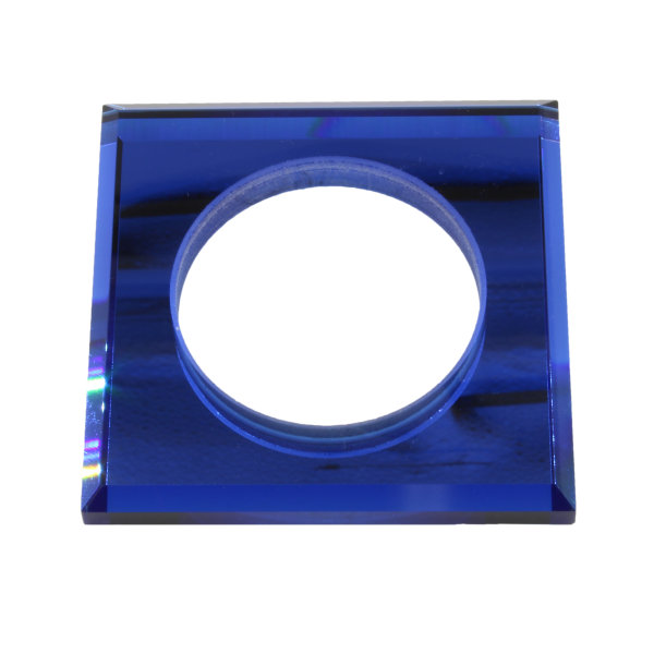 SpiceLED | CrushLED Ersatzglas quadratisch | Fullbody-Glas | Blue-Color-Design